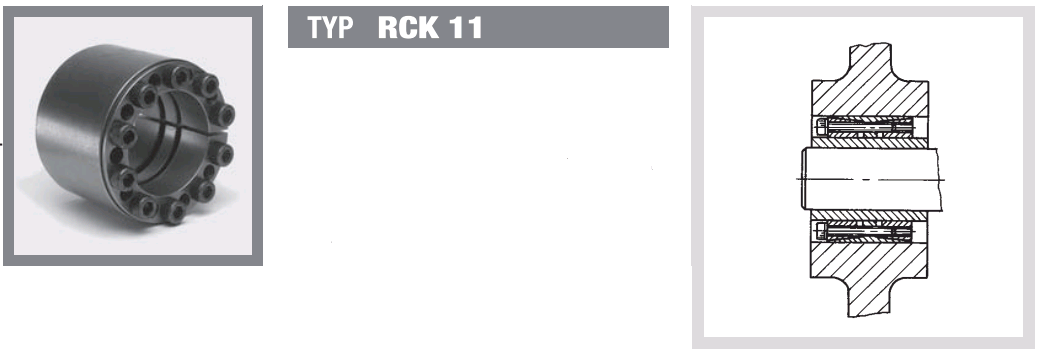 Втулки зажимные RCK11
