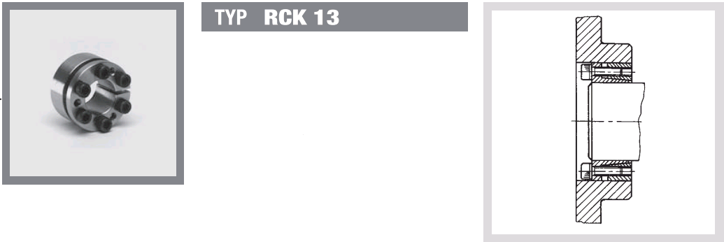 Зажимные втулки RCK 13 